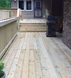 Modern Deck with Pathway