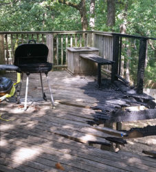 Grill Fire Deck Replace
