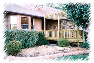 Custom Rafter Deck Side View