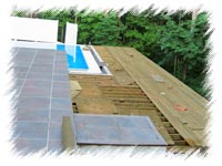 Mansion Pool During Construction