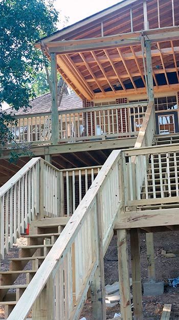 two Story Deck