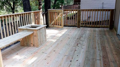 Grill Fire Deck Replace